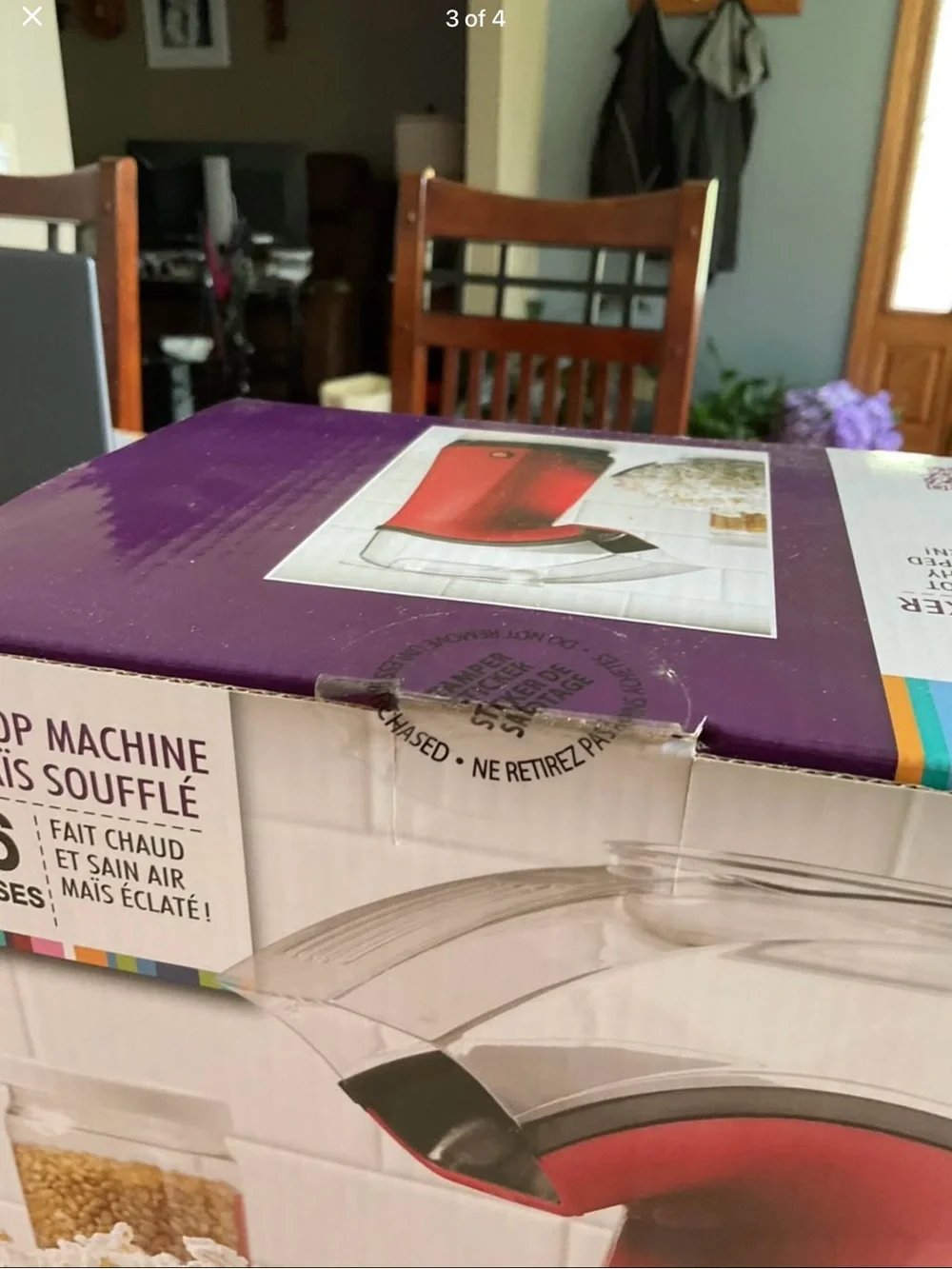 New - Air-Pop Popcorn Maker Box